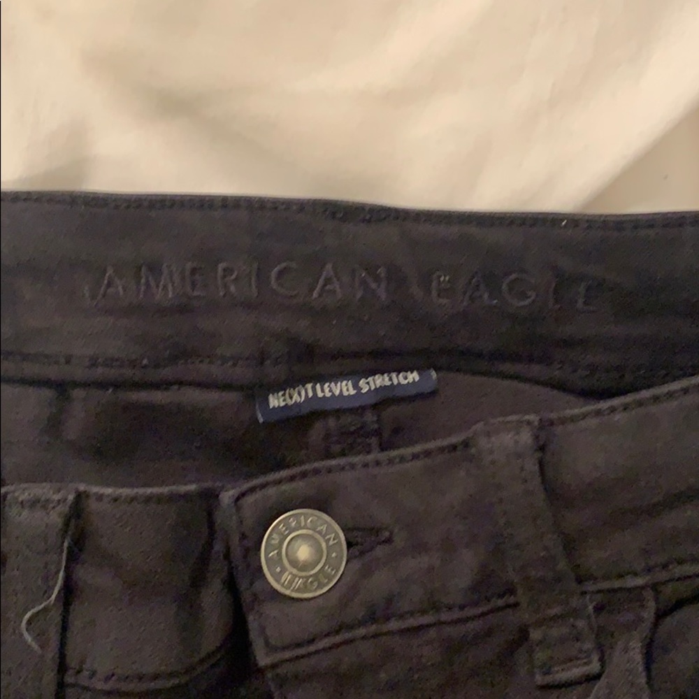 Black Skinny Ripped Jeans - Picture 4 of 5